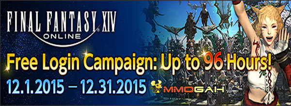 FFXIV Free Login Campaign: Up to 96 Hours FFXIV Free Login Campaign: Up to 96 Hours