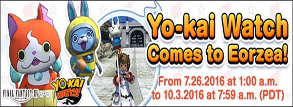 Final Fantasy XIV Online is now Collaborating with Yo-Kai Watch