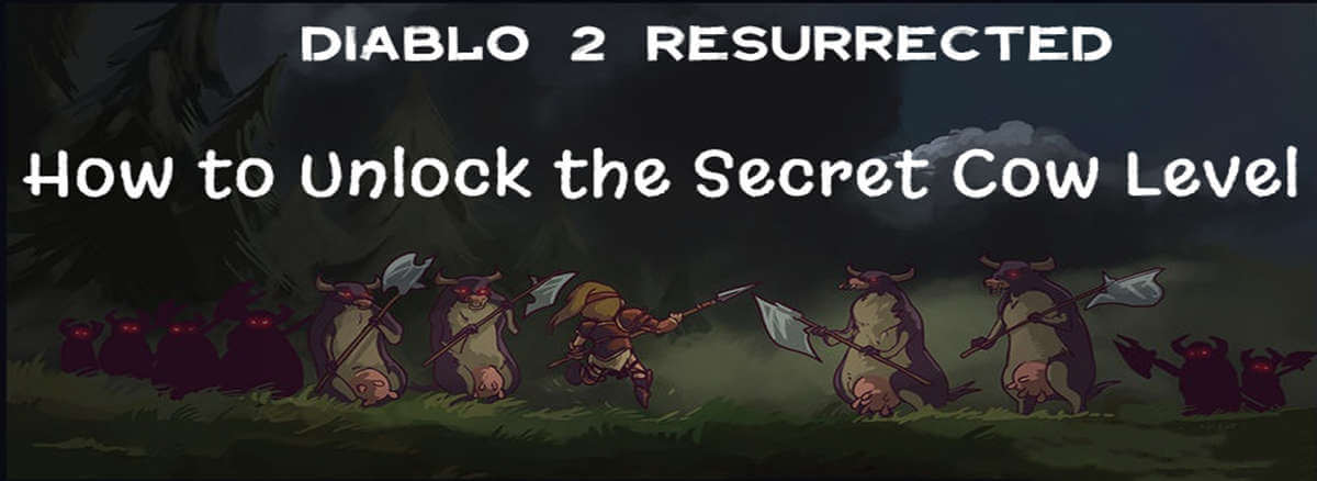 how to access cow level diablo 2