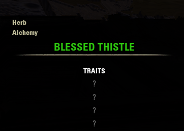 eso sip of health blessed thistle