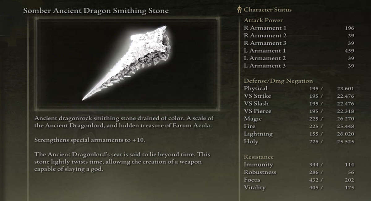 Ancient Dragon Smithing Stone