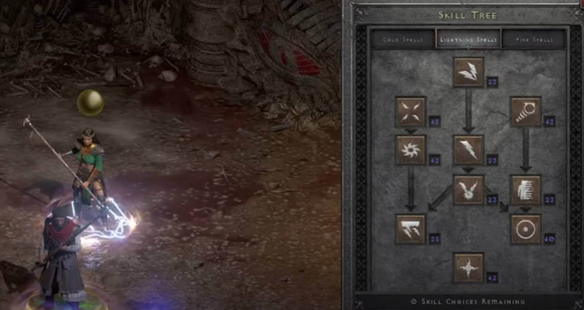 Diablo 2 Resurrected PS4/PS5 Visceratuant Defender Shield +1 Sorc Skills