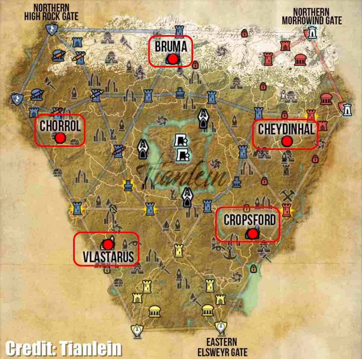 ESO Events 2022 Whitestrake's Mayhem Event Guide - Where to Do the Cyrodiil Daily Repeatable PvE Quests