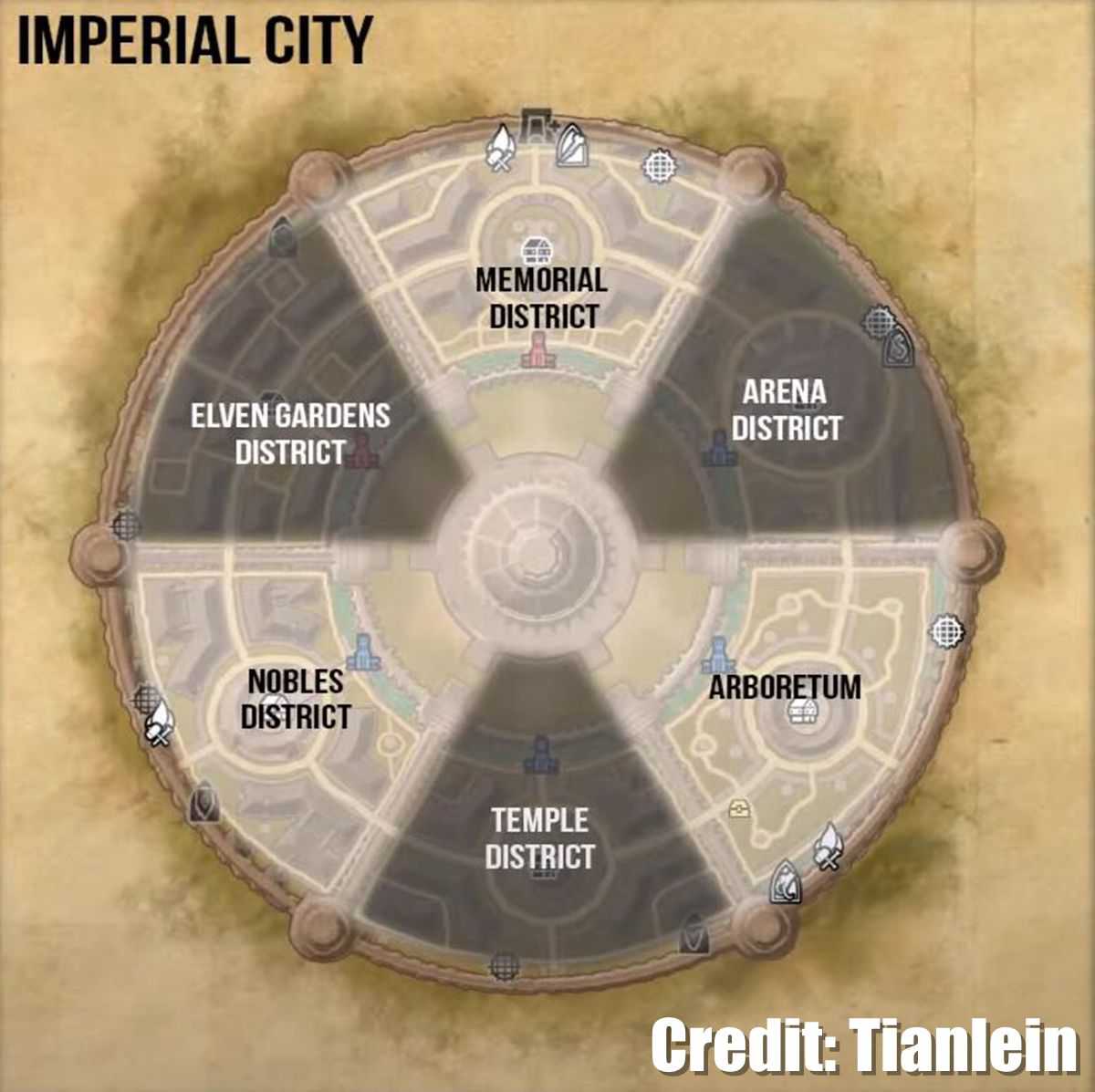 ESO Events 2022 Whitestrake's Mayhem Event Guide - Where to Do the Imperial City Daily Repeatable District Quests