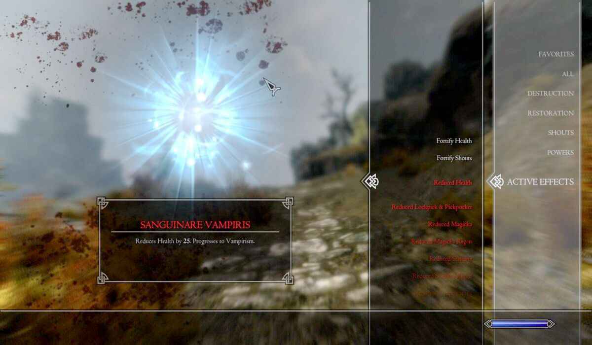 What happens when you become a Vampire in ESO 