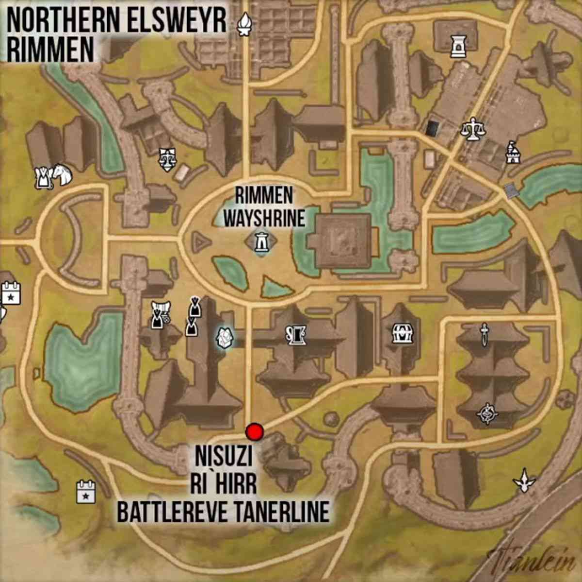 Where to find Nisuzi, Ri'hirr, and Battlereeve Tanerline