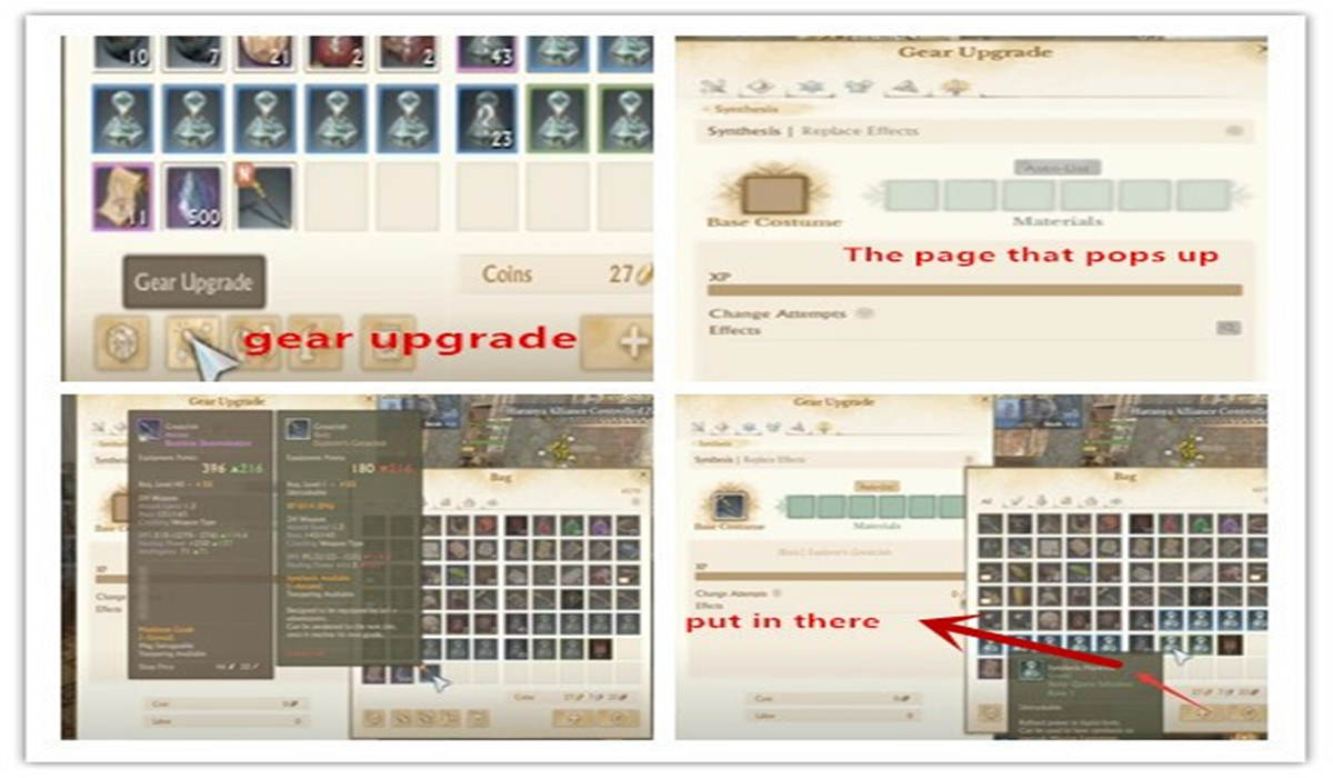 Archeage Unchained Go Into Your Inventory