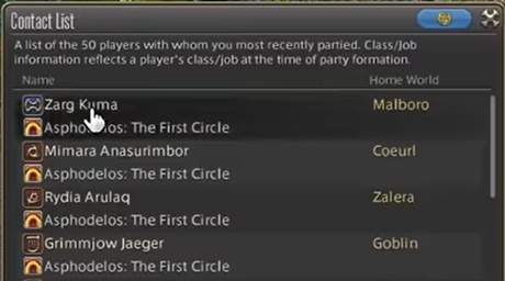 Contact List