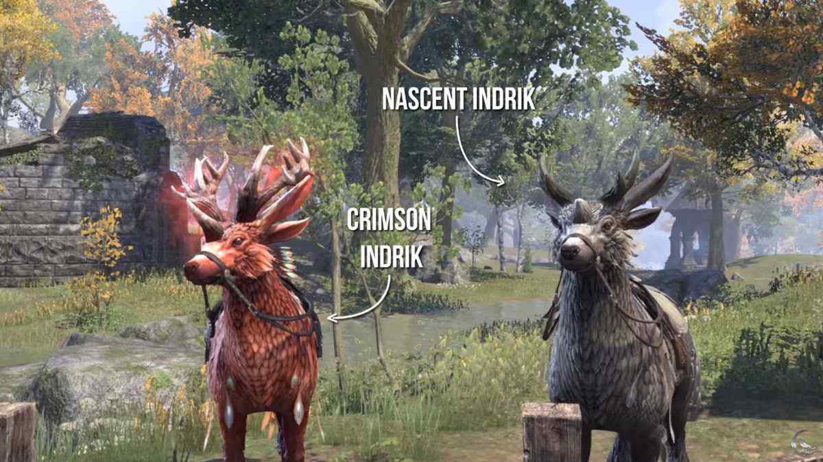 ESO Indrik Mount Guide How to Get Crimson Indrik p1