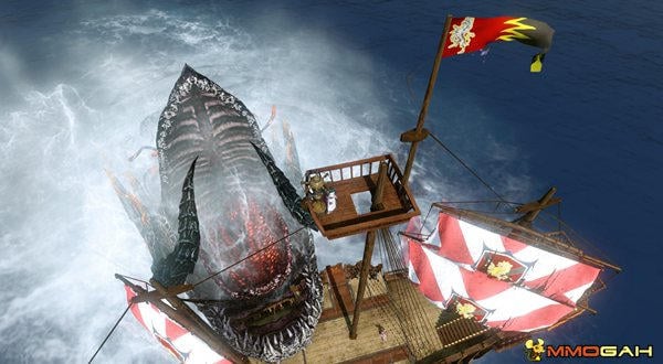 The Massive Sea Beast Leviathan In Archeage