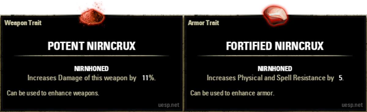 Potent Nirncrux and Fortified Nirncrux in ESO