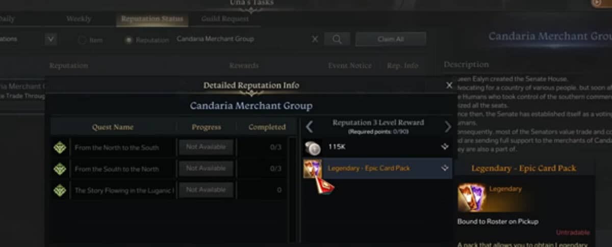 Lost Ark South Vern Side Quests
