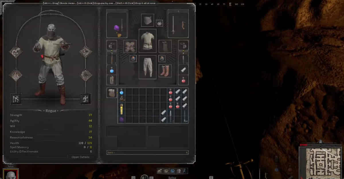 How Does Rogue Steal Mystical Gem from Cave Troll in Dark and Darker 1