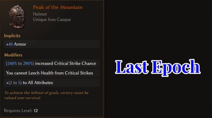 Last Epoch Farming Guide