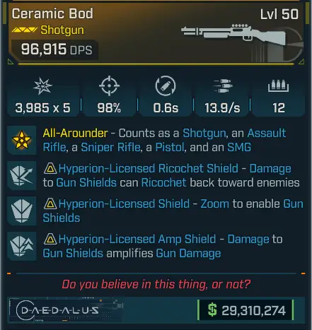 Ceramic Bod - Borderlands 4 Items