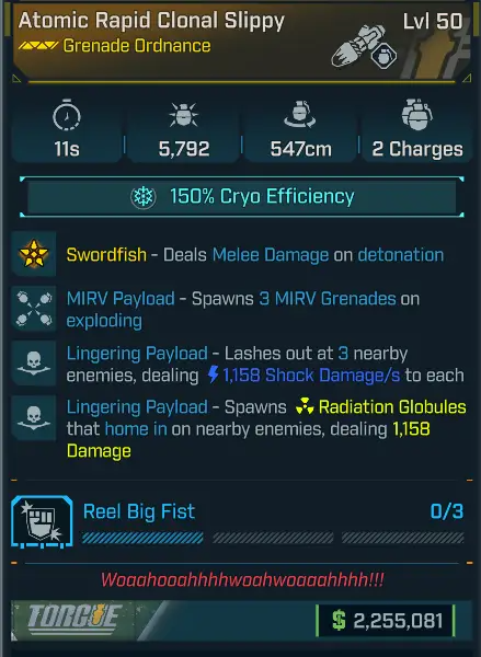 Atomic Rapid Clonal Slippy - Borderlands 4 Items