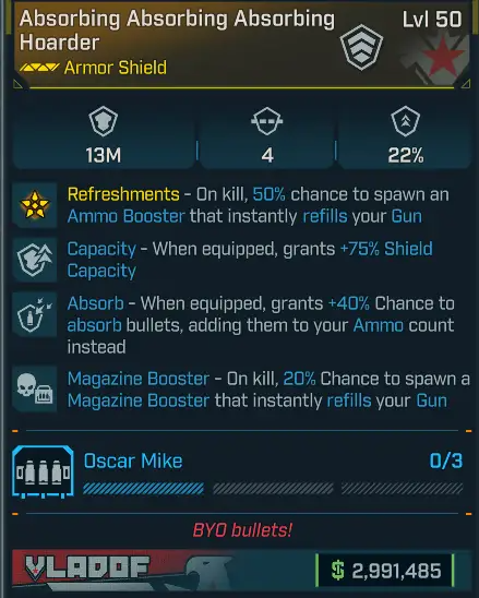 Absorbing Absorbing Absorbing Hoarder - Borderlands 4 Items