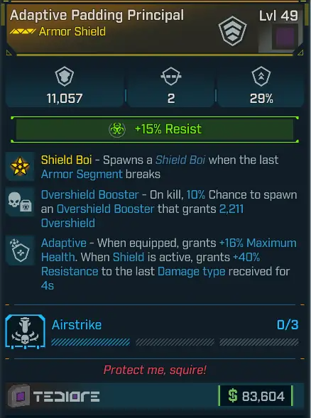 Adaptive Padding Principal - Borderlands 4 Items