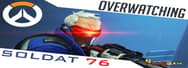 Overwatch Soldier 76 - A Brave Hero with High-Powered Rifle 