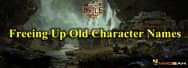 Freeing Up Old Character Names in PoE