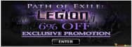 Path of Exile Legion: Big Sale - Large 6% Coupon at MmoGah