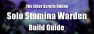 ESO Builds: Solo Stamina Warden Build - Blackwood
