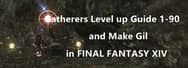 Gatherers Level up Guide 1-90 and Make Gil in FINAL FANTASY XIV