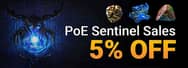Path of Exile Sentinel: Big Sale - Large 5% Coupon at MmoGah