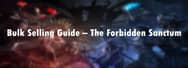 Bulk Selling Guide – The Forbidden Sanctum