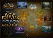 Where WoW Forever's New Zones Fit on the Vanilla Map