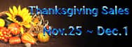 Thanksgiving 2020 Sales at MmoGah from Nov.25th to Dec.1st 