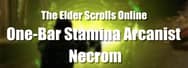 ESO Builds: One-Bar Stamina Arcanist – Necrom