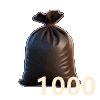 Gold Coin Bag (1000 gold) - All Items