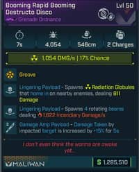 Booming Rapid Booming Destructo Disco - Borderlands 4 Items