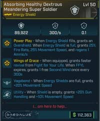 Absorbing Healthy Dextrous Meandering Super Soldier - Borderlands 4 Items