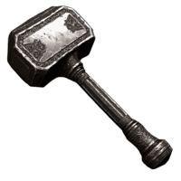 Black Steel Greathammer - Elden Ring Items
