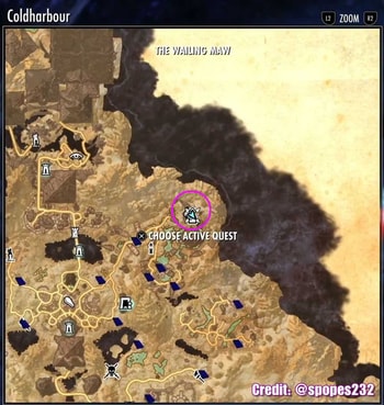 the location of Starlight Oil in ESO