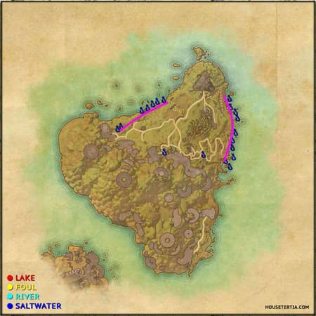 Artaeum Fishing locations