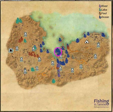 Ebonheart Fishing locations