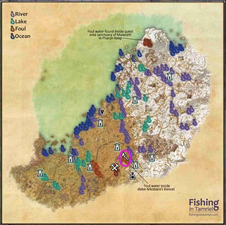 Wrothgar Fishing locations