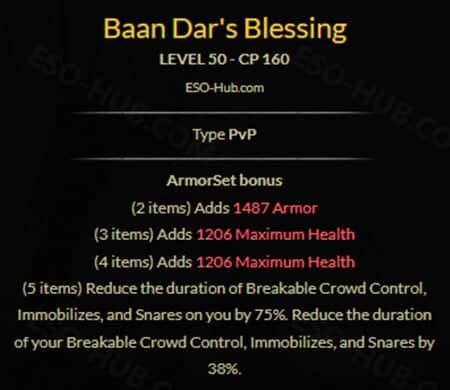Baan Dar's Blessing