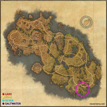 Apocrypha Fishing locations