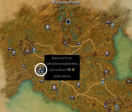 Blackrose Prison Arena location