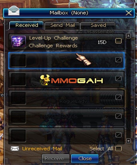 DFO Level-Up Challenge Rewards