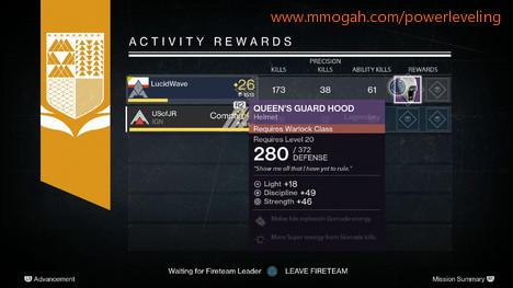 Mmogah Destiny Power Leveling