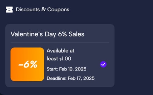 valentine's day coupon 2025