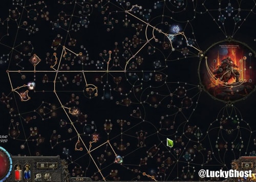 PoE 2 0.4: The Best Druid Wyvern Leveling and Endgame Build passive skills p1