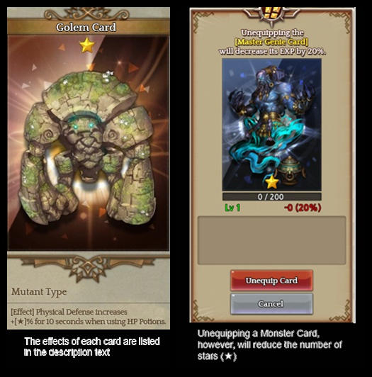 New Update-The Monster Card Equip System in Tree of Savior