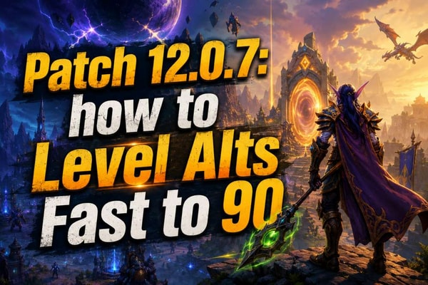 WoW Patch 12.0.7: The Best Time to Level Your Alts Fast to 90