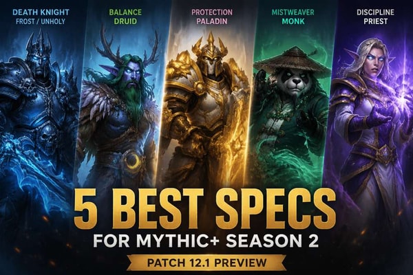 5 Specs You Can Main in WoW Midnight Mythic+ Season 2